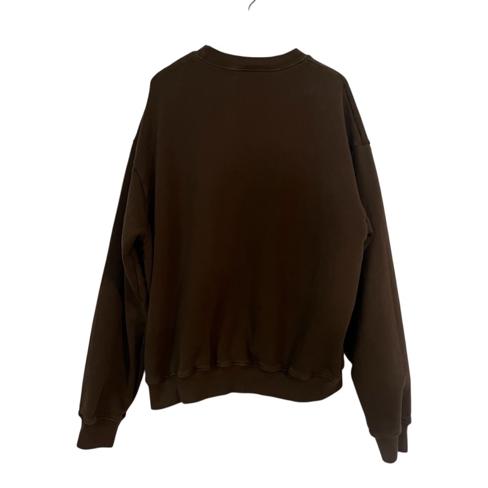 THE LOCAL LOVE CLUB Vitals Crew Neck Sweatshirt in Oak - Picture 3 of 10